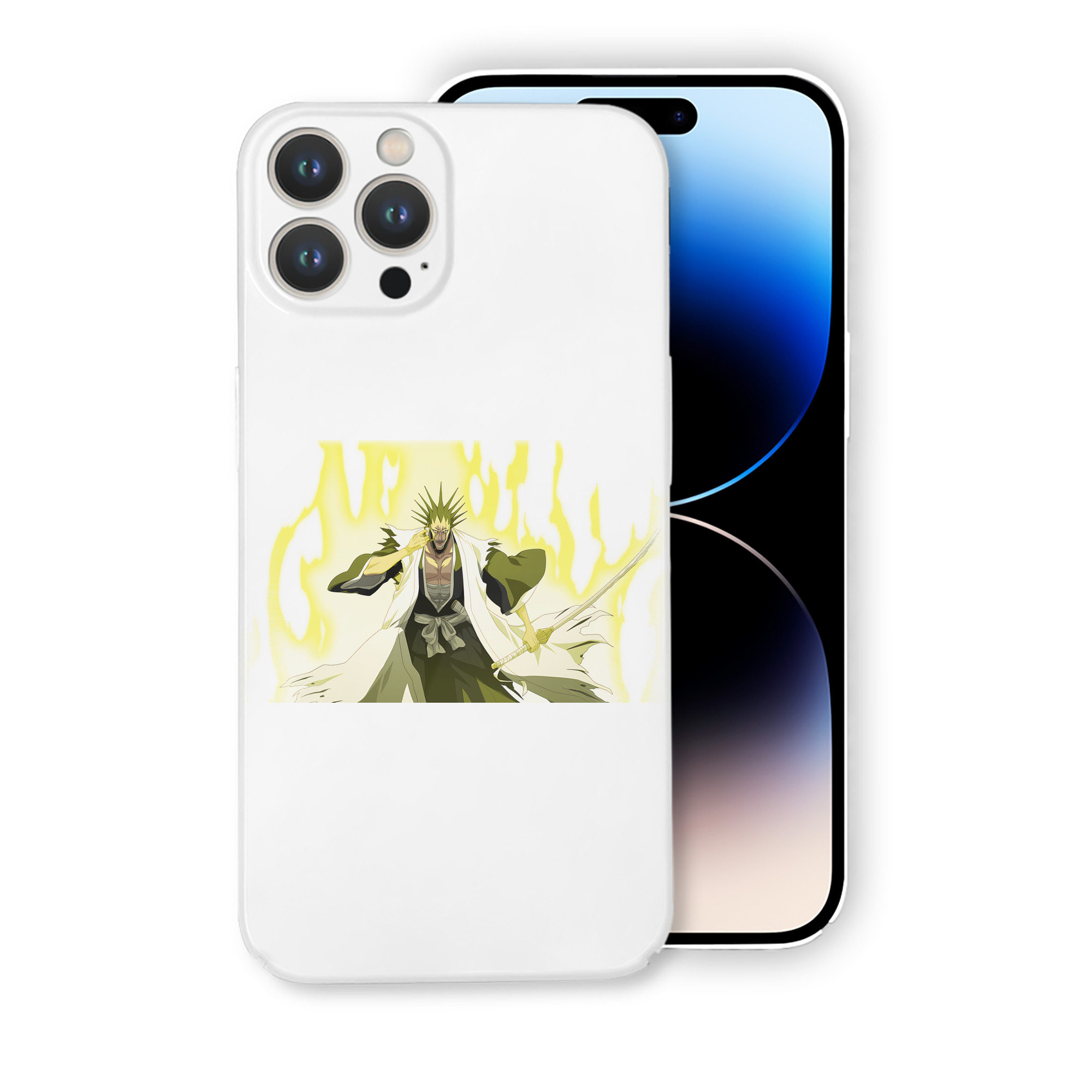 （画像用） ブリーチ ざらき けんぱち BLEACH Zaraki Kenpachi 【iPhone 14シリーズ対応】ハードケース